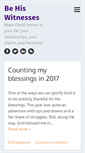 Mobile Screenshot of behiswitnesses.com