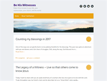 Tablet Screenshot of behiswitnesses.com